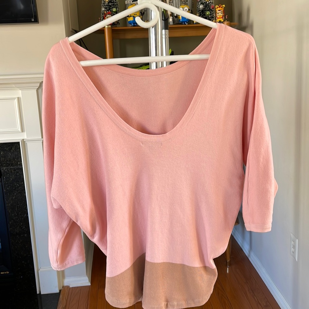 Cos bicolor scoop back sweater.